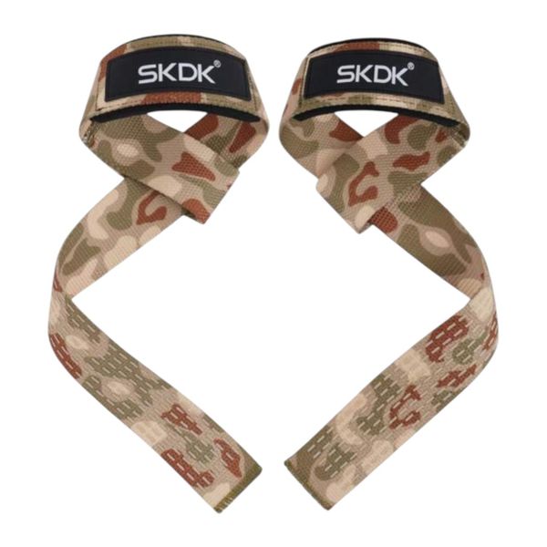 SKDK - Lifting Wrist Straps for Weightlifting and Strength Training - Camo