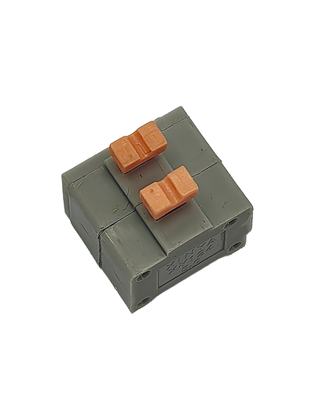 MRT1-P5-2E 5mm Screwless Spring Terminal Block 2-Way 12A 250V Green