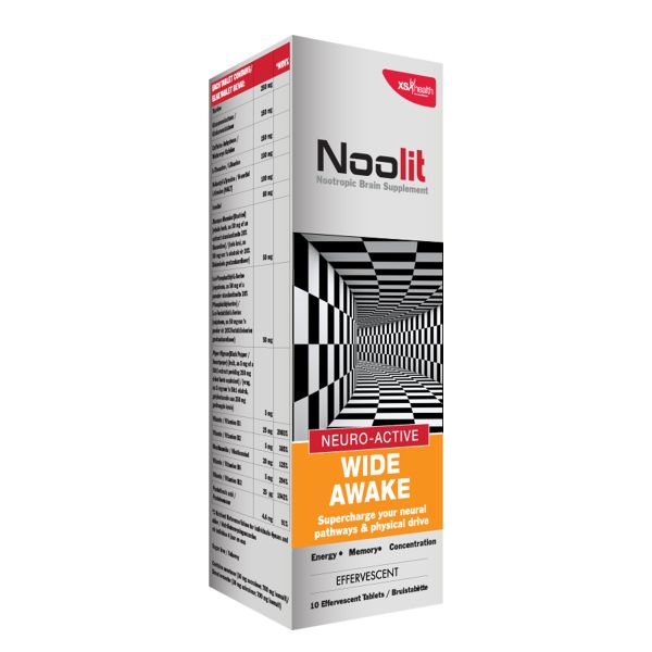 Noolit - WIDE AWAKE - Supercharge neural pathways (10 Effervescent Tablets)