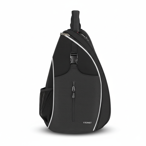Water-Resistant Tennis Sling Backpack for Sports