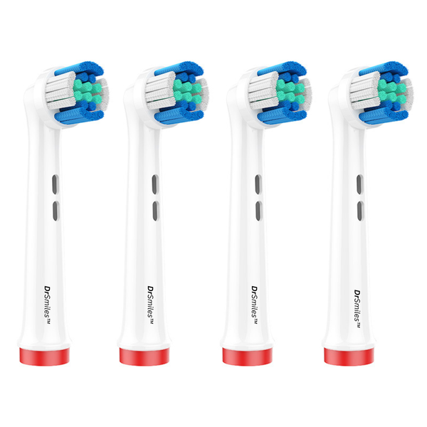 DrSmiles Replacement Heads for Oral-B Electric Toothbrush - 4 Pack - EB20X