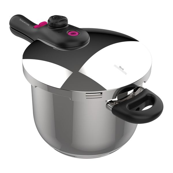 Taurus Pressure Cooker With Valve Pressure Controller Stainless Steel 8L
