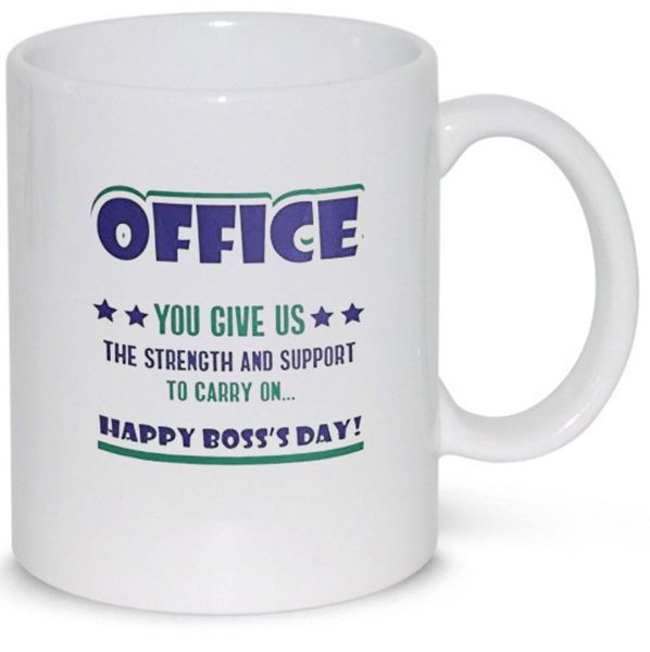 You Give Us Strength To Carry On Happy Boss's Day Gift Mug