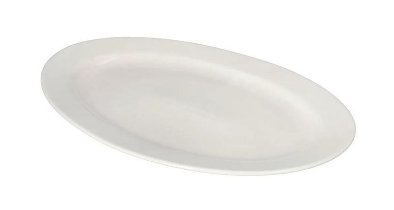 Platter 32x21cm Oval White -Table Essentials-Crockery Centre