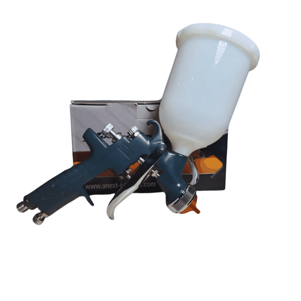 Anest Iwata AZ3 HTE-S Black 1.3 mm Spray Gun with 600 ml Gravity Cup