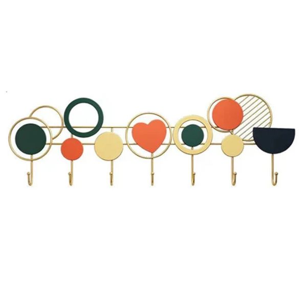 Decor Wall Mounted Abstract Style Key &amp; Hat Holder (63cm)