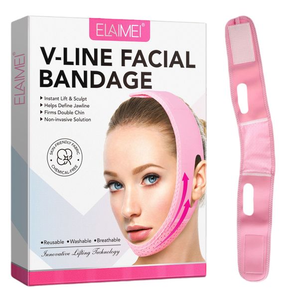 V-Line Facial Bandage-Instant Lift &amp; Sculpt-Firms Double Chin-Reusable