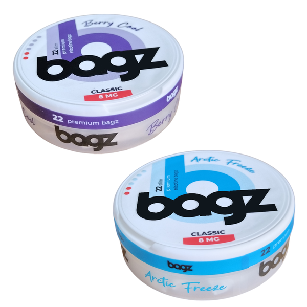Bagz - Nicotine Pouch 2 Flavor Pack 8 MG