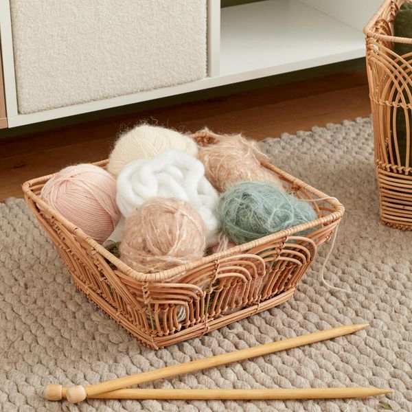 Spaceo Kub Basket M Rattan