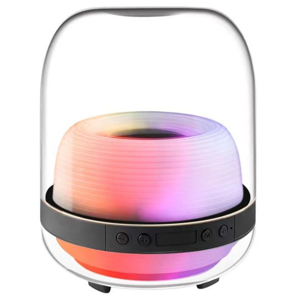 Transparent Luminous Wireless Bluetooth Speaker+High-Fidelity Sound Quality