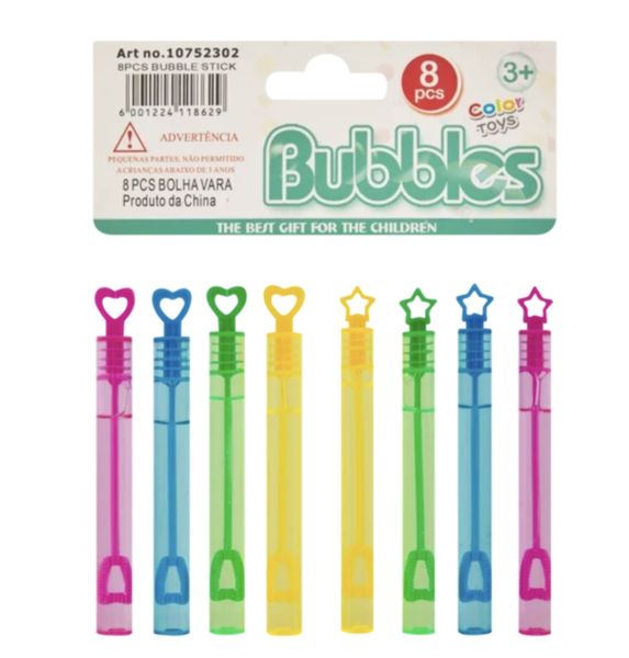Bubbles Sticks 8 Piece