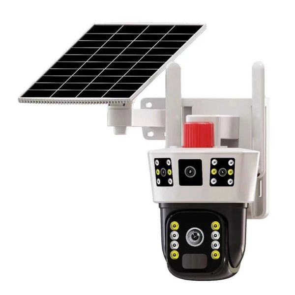 4MP Outdoor Solar Wireless CCTV Security Cameras V380 4G Network Camera