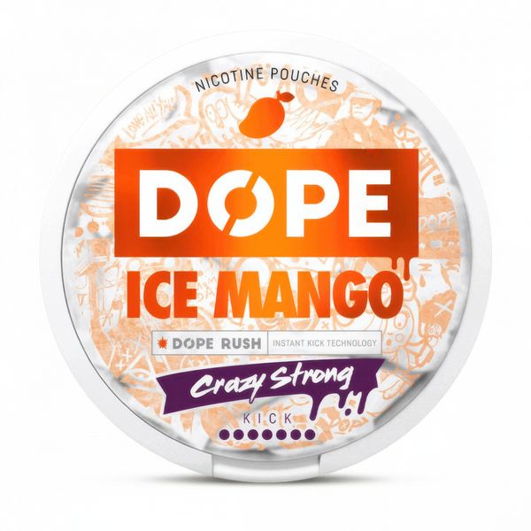 DOPE - Ice Mango Crazy Strong - Nicotine Pouches