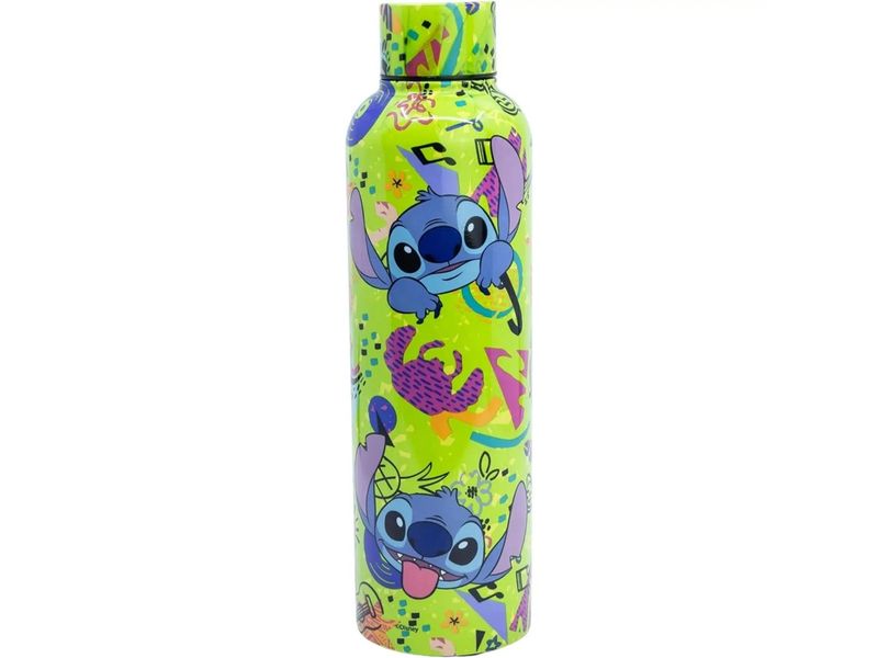 Stor Insulated Stainless Steel Bottle - Stitch Green Party - 515 ml