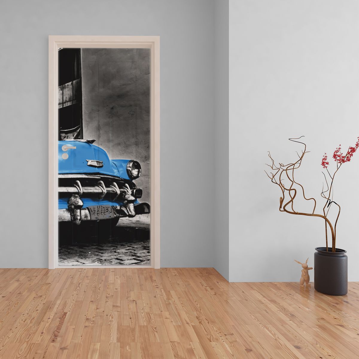 Decoupage Tear Resistant Transfers - Vintage Blue Car Door | Shop Today ...