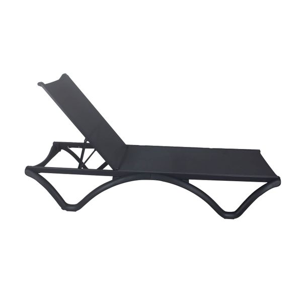 Venice Sun Lounger - Dark Grey