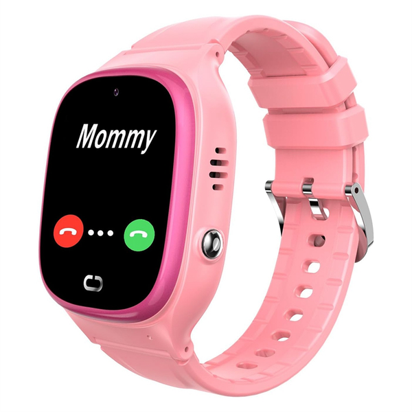 Waterproof Kids Smart Watch Tracker With Call Function Pink