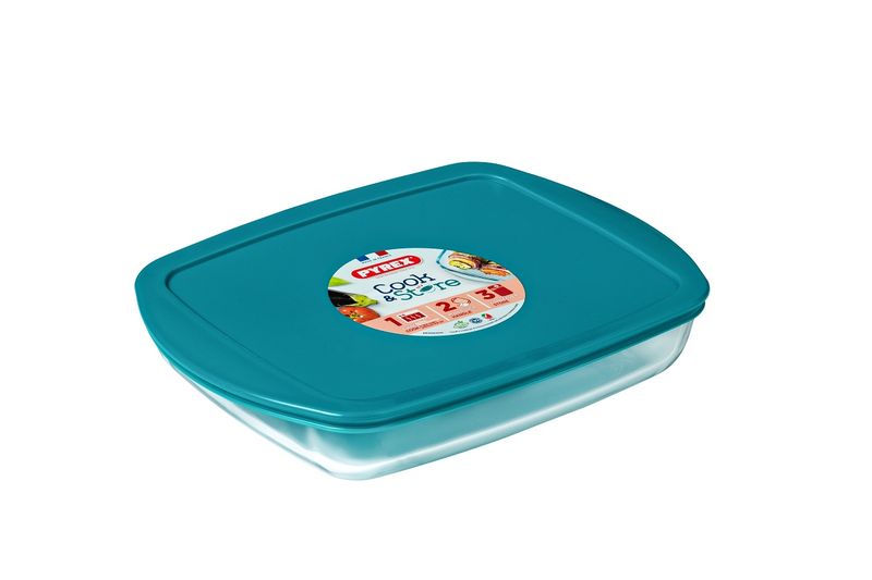 Pyrex - 1.6 Litre Cook &amp; Store Shallow Rectangular Dish