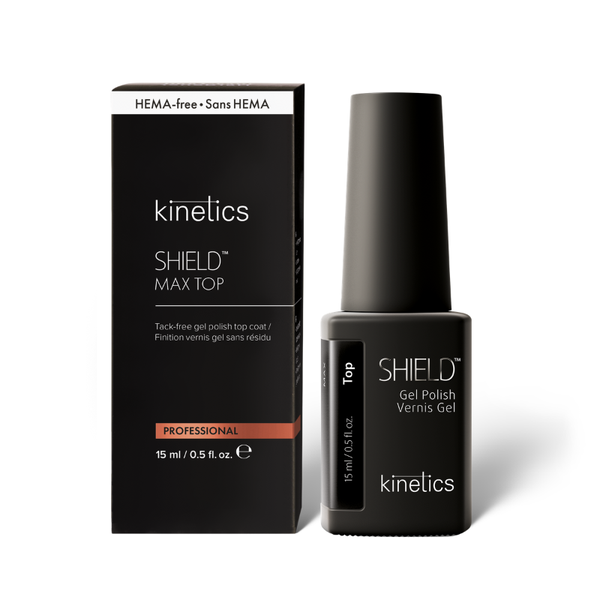 Kinetics Nails Shield Gel Polish MAX Top Coat 15ml