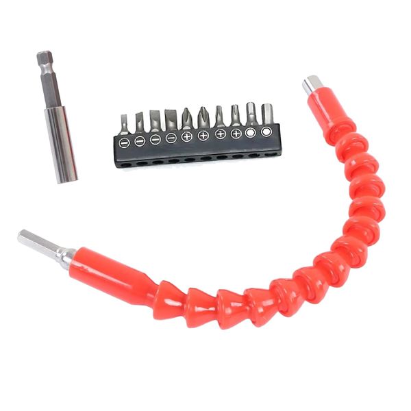 FI- Flexible Extension Shaft Screwdriver Bit 12 Piece Set