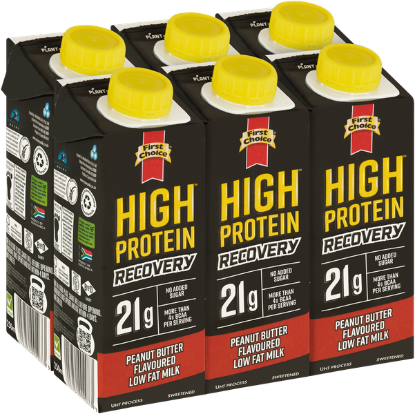 High-Protein Recovery Milk | Peanut Butter Flavoured - 1 x 6 pack (250ml)