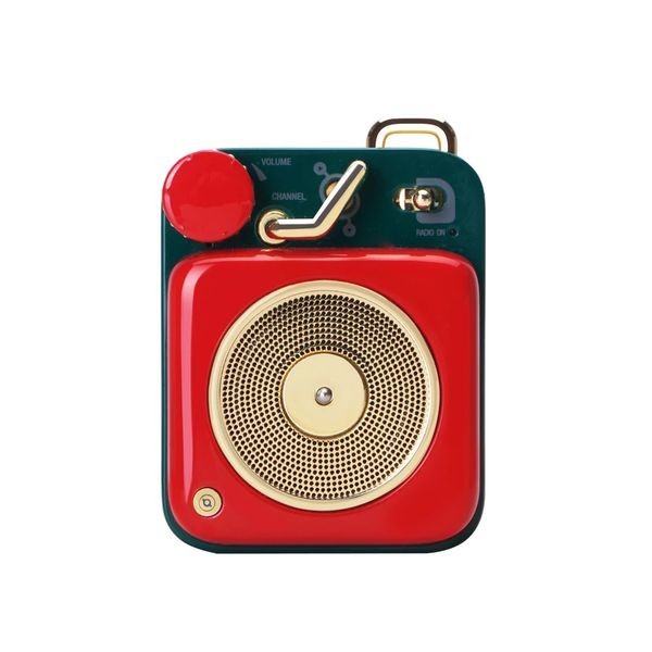 MUZEN - Button Mini Portable Wireless Bluetooth Speaker - Scarlet Red