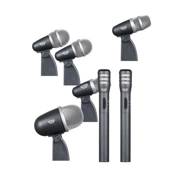 JD Percussion 7 Piece Drum Mic Set
