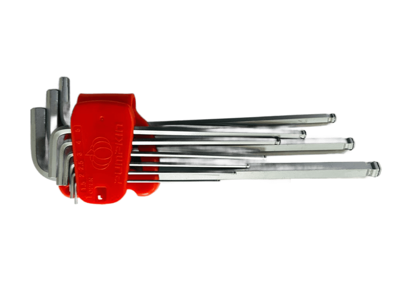 9 Piece Extra Long Ball Key Wrench