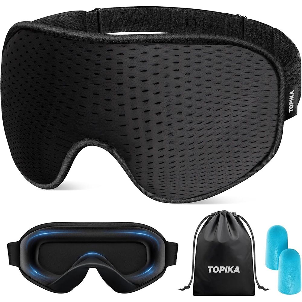 Topika - Blackout Eye Mask for Sleeping,Blocking Night Sleep Masks for Eyes