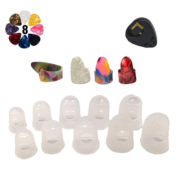 Guitar Starter Kit Include Thumb Finger Picks,Fingertip Protectors
