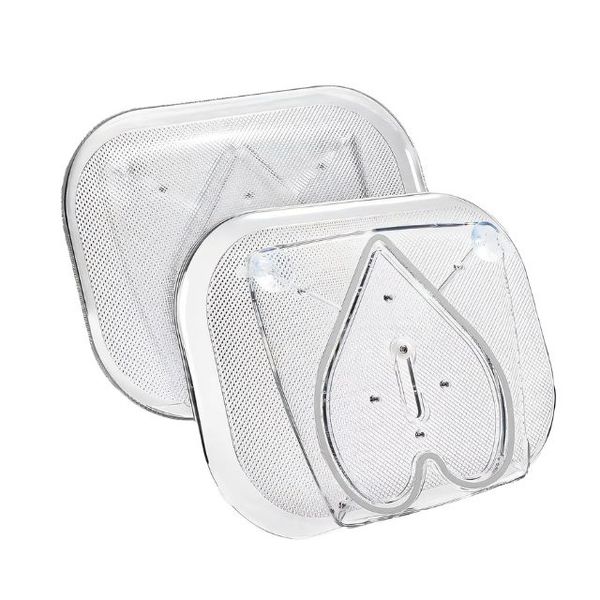 Clear Rectangle 360 Rotatable Turntable Organizer