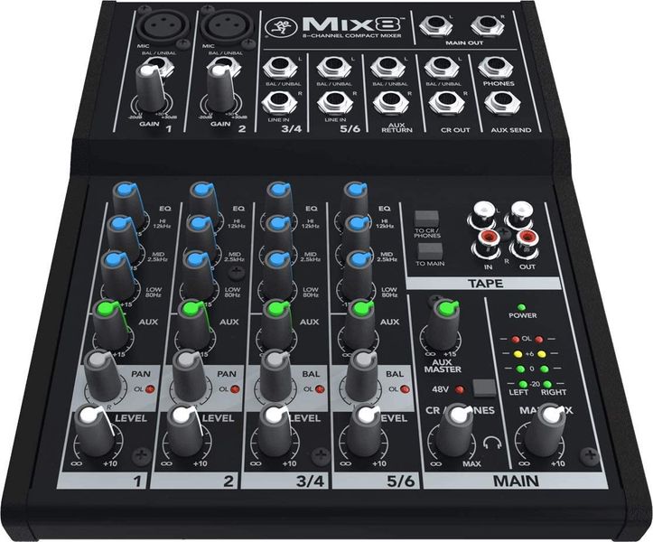 Mackie Mix8 - 8-Channel Compact Mixer