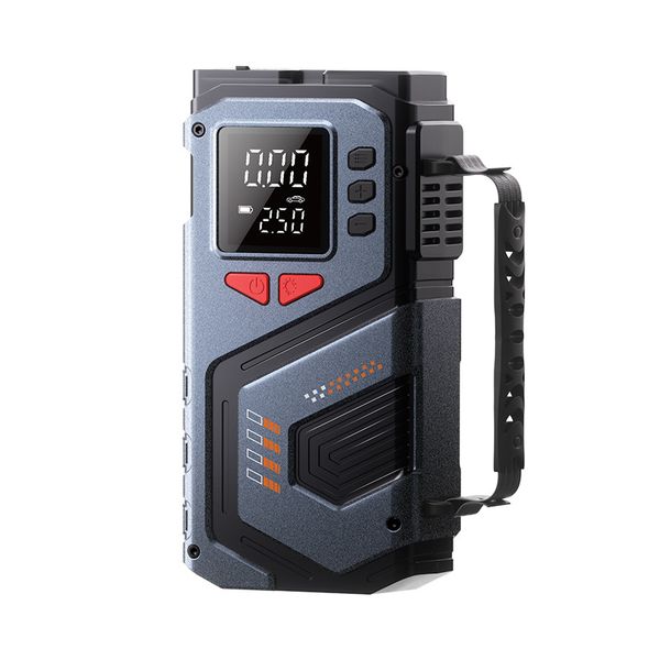 Car Jump Starter &amp; Air Compressor - Grey (1 Unit)