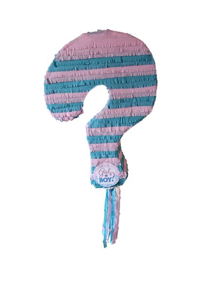 Gender Reveal Question Mark Pinata
