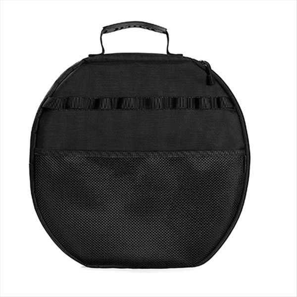 Portable Grill Pan Storage Bag Camping Cast Iron Pot Carry Bag Black