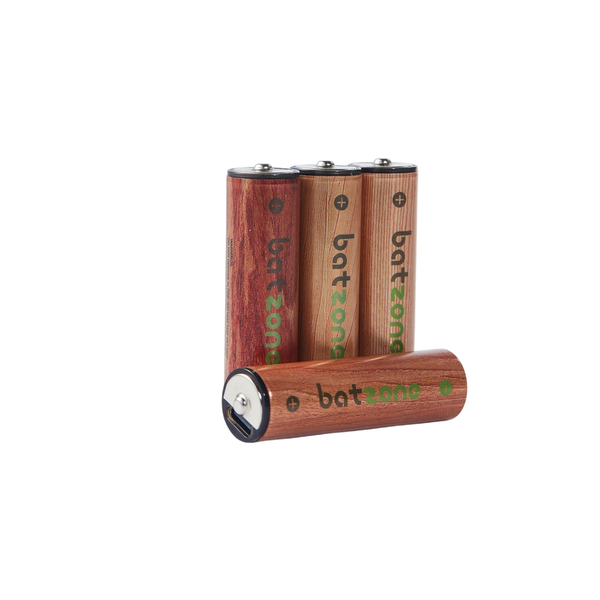 Batzone Type C Li-ion Rechargeable Battery AA 2220mWh