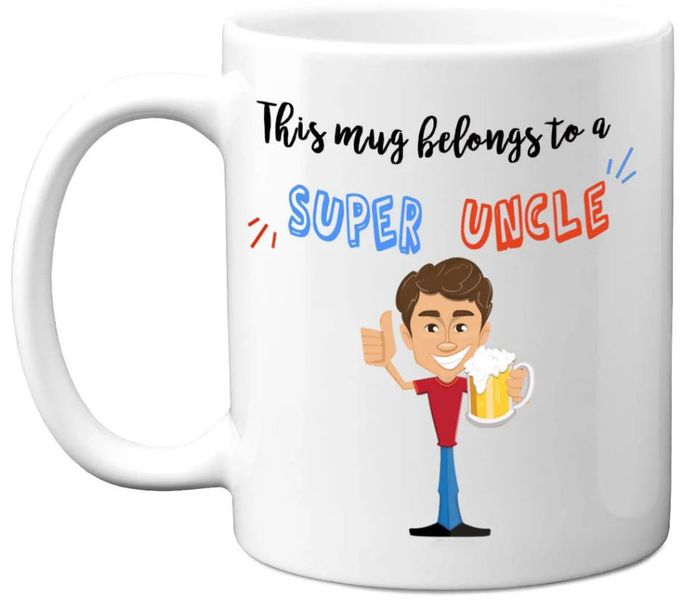 Super Uncle Birthday Christmas Father's Day Gift Mug