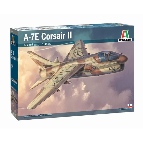 Italeri 1/48 A-7E Corsair II Plane Plastic Model Kit