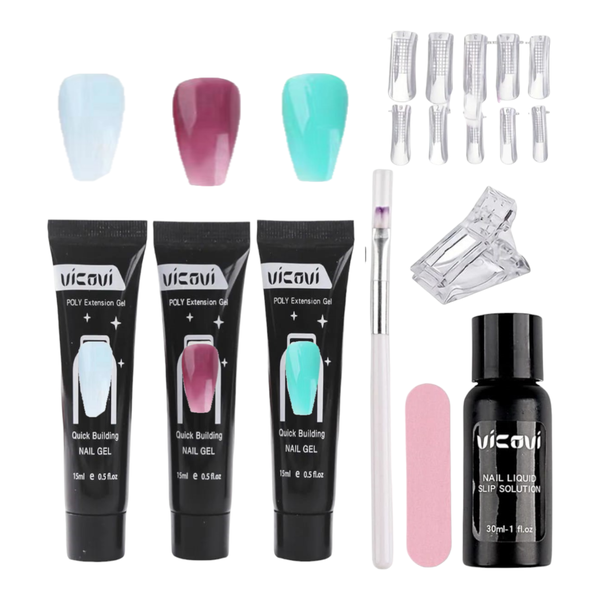 Poly Gel Nail Kit - Set 2