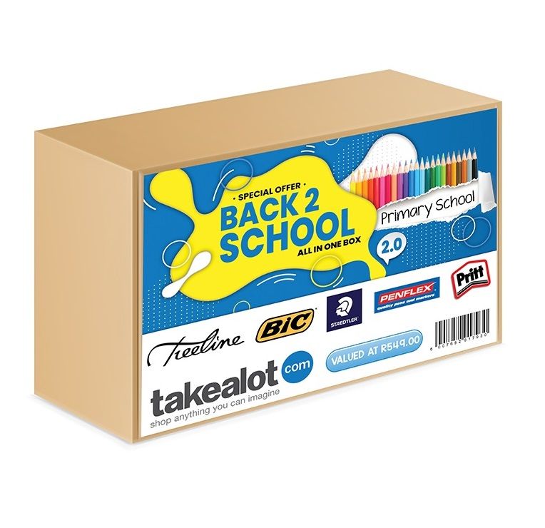 Takealot Back 2 School Primary School Stationery Bundle 2.0 Value