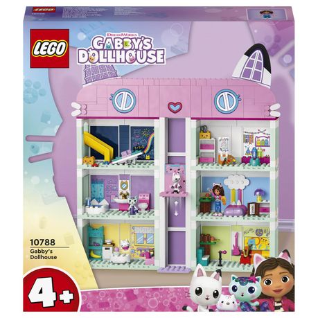  Lego Gabby's Dollhouse 10788 Building Toy Set, 8-Room Playhouse  with Purrfect Details and Popular Characters from The Show, Including Gabby,  Pandy Paws, Cakey and Mercat, Kids Toy for Ages 4 and