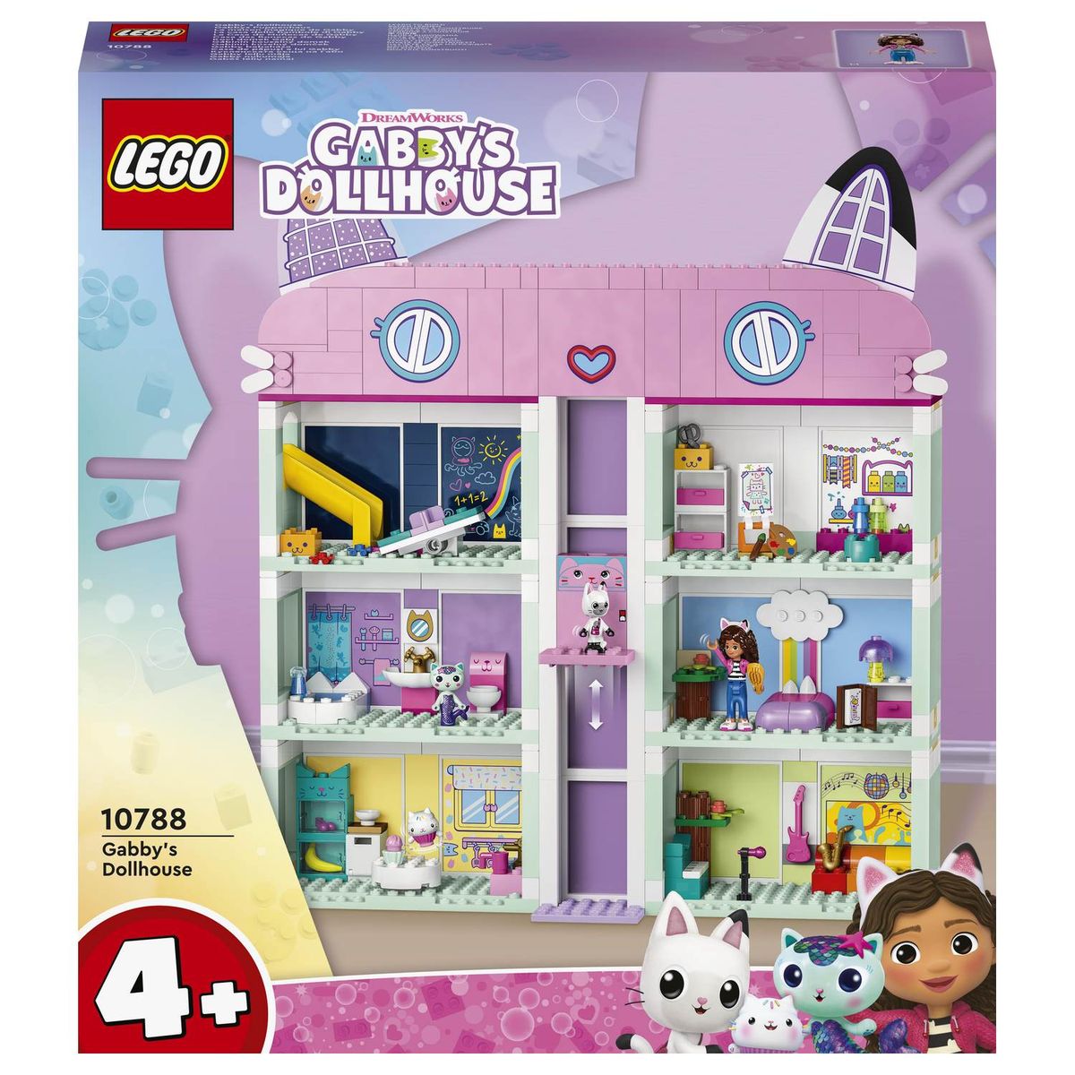 LEGO® Gabby’s Dollhouse - Gabby’s Dollhouse 10788 Building Toy Set (498 ...