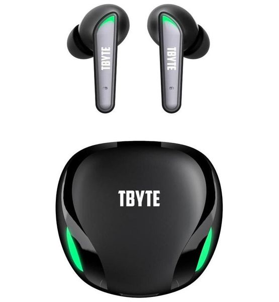 TBYTE Bluetooth Earphones Wireless - Semi In-Ear Earbuds wth Charging Case