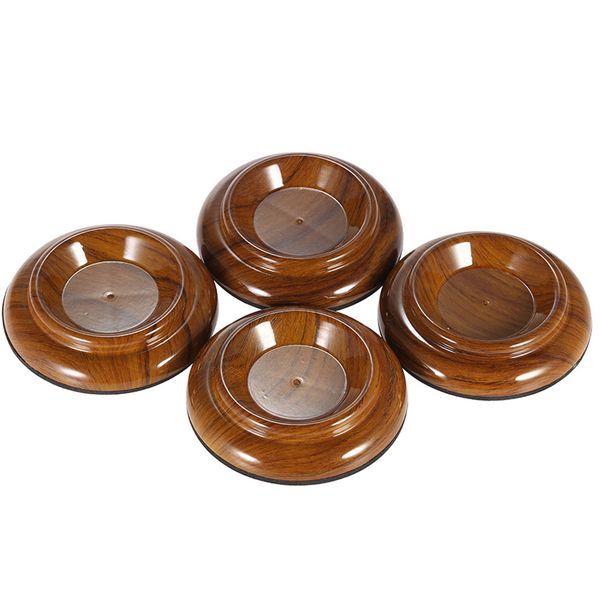 Piano Caster Cups Set with Anti-Slip Mat
