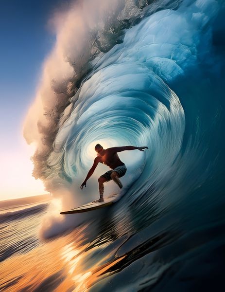 Canvas Wall Art Home Decor - professional surfer