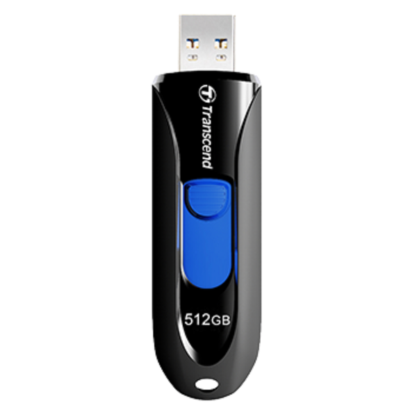 Transcend JetFlash 790 512GB USB 3.1 Gen 1 Flash Drive - Black USB Stick