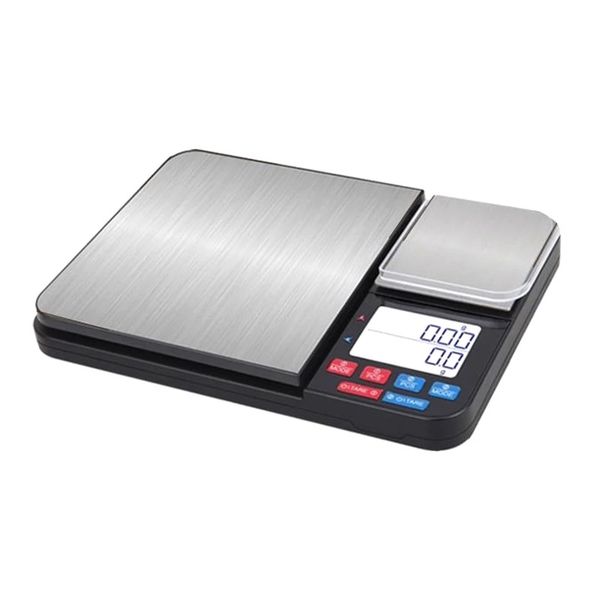 Smart Weigh Double Pan Precision Digital Kitchen Scale - Black