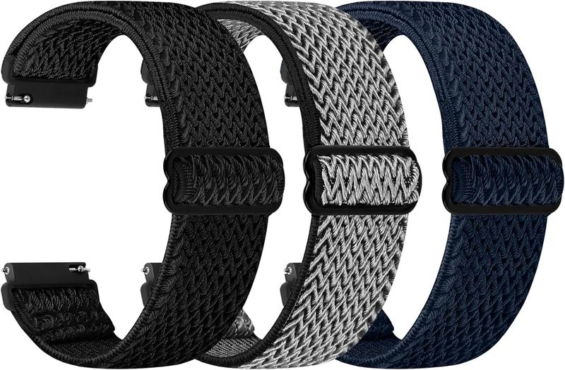 Sport Loop Nylon Band, Quick Release Watch Band Adjustable Bands 22mm