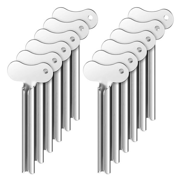 12 Metal Tube Squeezer Toothpaste Squeezer Metal Paint Squeeze Gadget