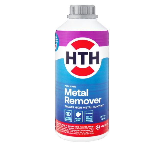 Metal Remover - 1 L Pool Treatment Prevents Metal Stains and Scaling